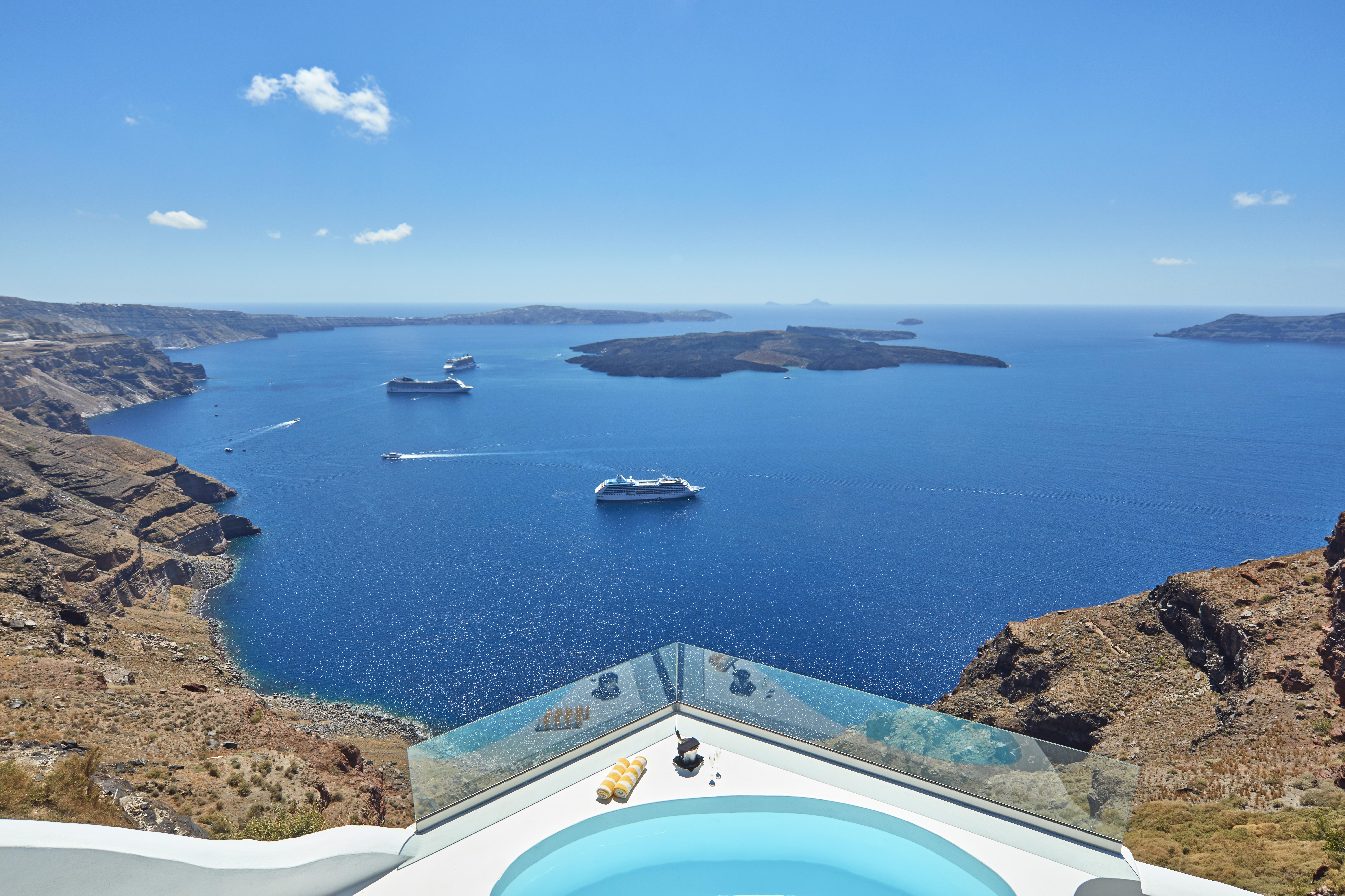 Katikies Chromata Santorini - The Leading Hotels Of The World Imerovigli  Bagian luar foto